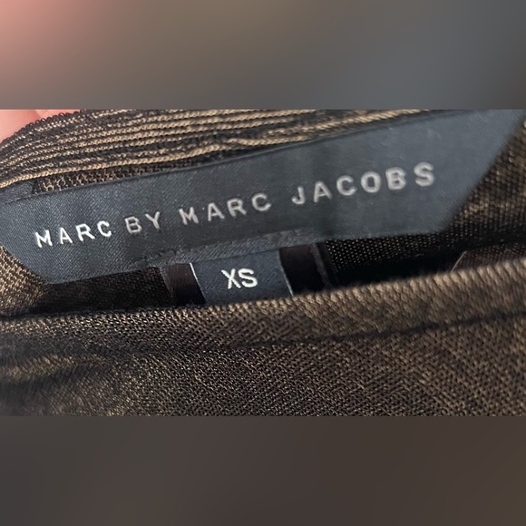 NWOT MARC JACOBS Party Dress Metallic Green Fully Lined with pocket Women’s XS - Picture 3 of 9